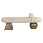 Alexander Jones Geneva Beige Angora Bench Seat by Richmond Interiors