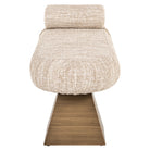 Alexander Jones Geneva Beige Angora Bench Seat by Richmond Interiors