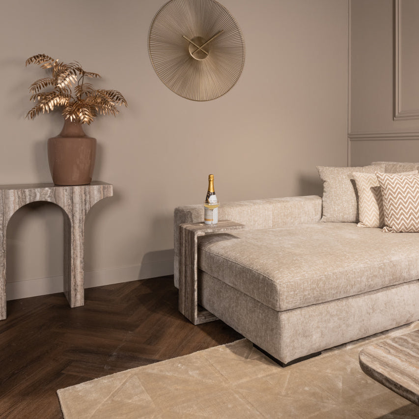 Dulce Grey Marble Sofa Table by Richmond Interiors