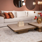 Claridge Beige Ceramic Cumulus Large Coffee Table by Richmond Interiors