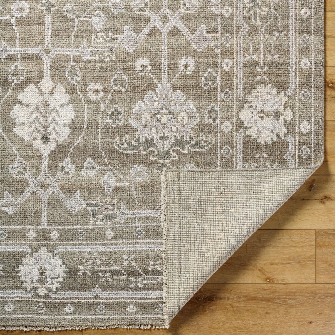 Almeria Hand Knotted Neutral Rug by Keiichi