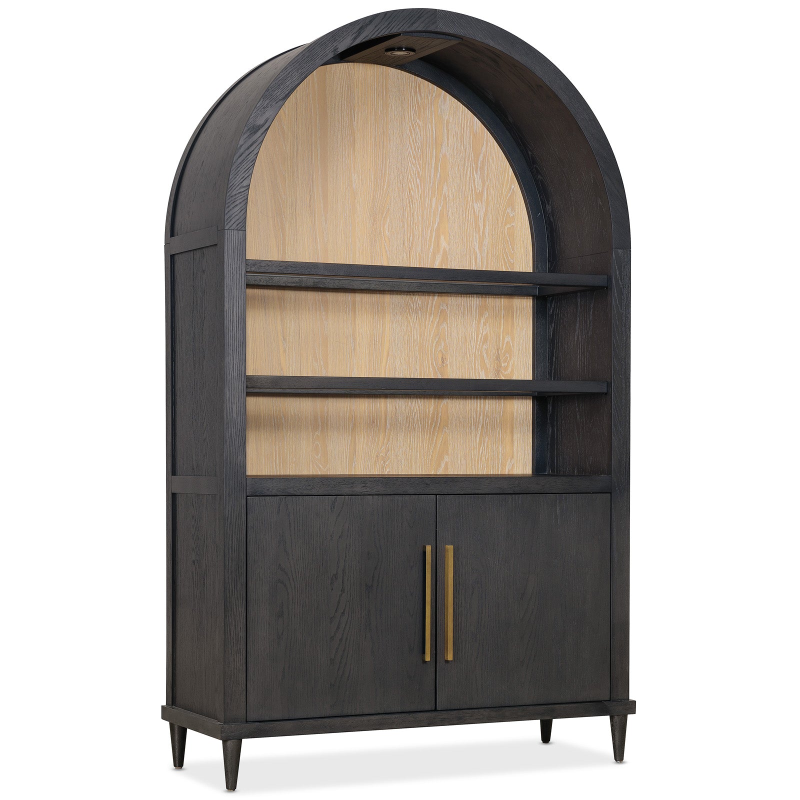 Timeless Curved Display Cabinet Hooker