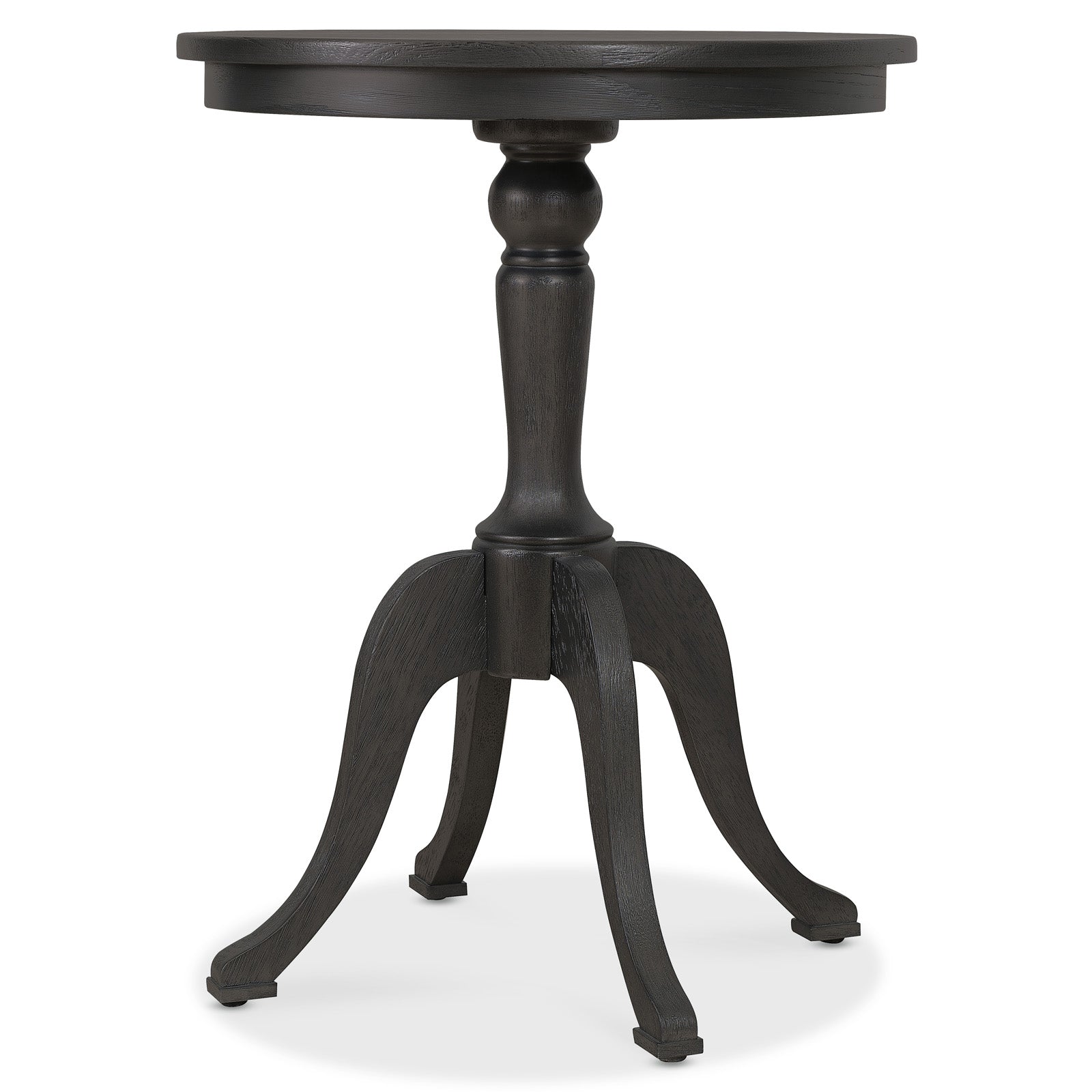 Timeless Round Side Table in Dark by Hooker