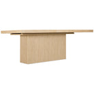 Academia Rectangle Extending Dining Table with Tambour Base by Hooker