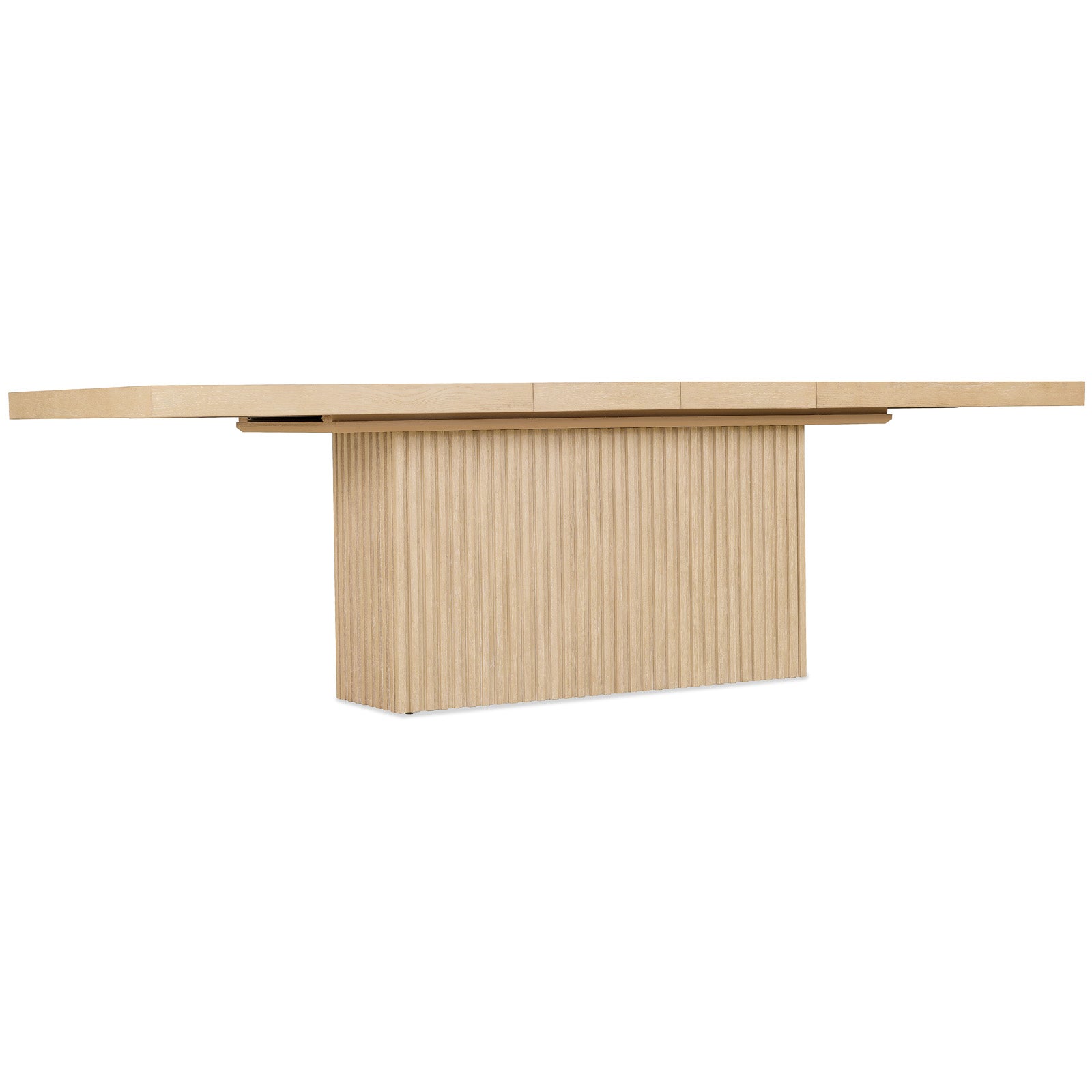 Academia Rectangle Extending Dining Table with Tambour Base by Hooker