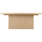 Academia Rectangle Extending Dining Table with Tambour Base by Hooker