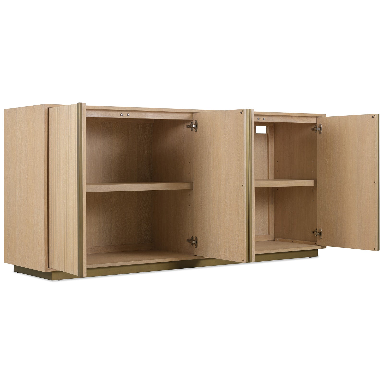 Academia Four Door Sideboard with Handles by Hooker