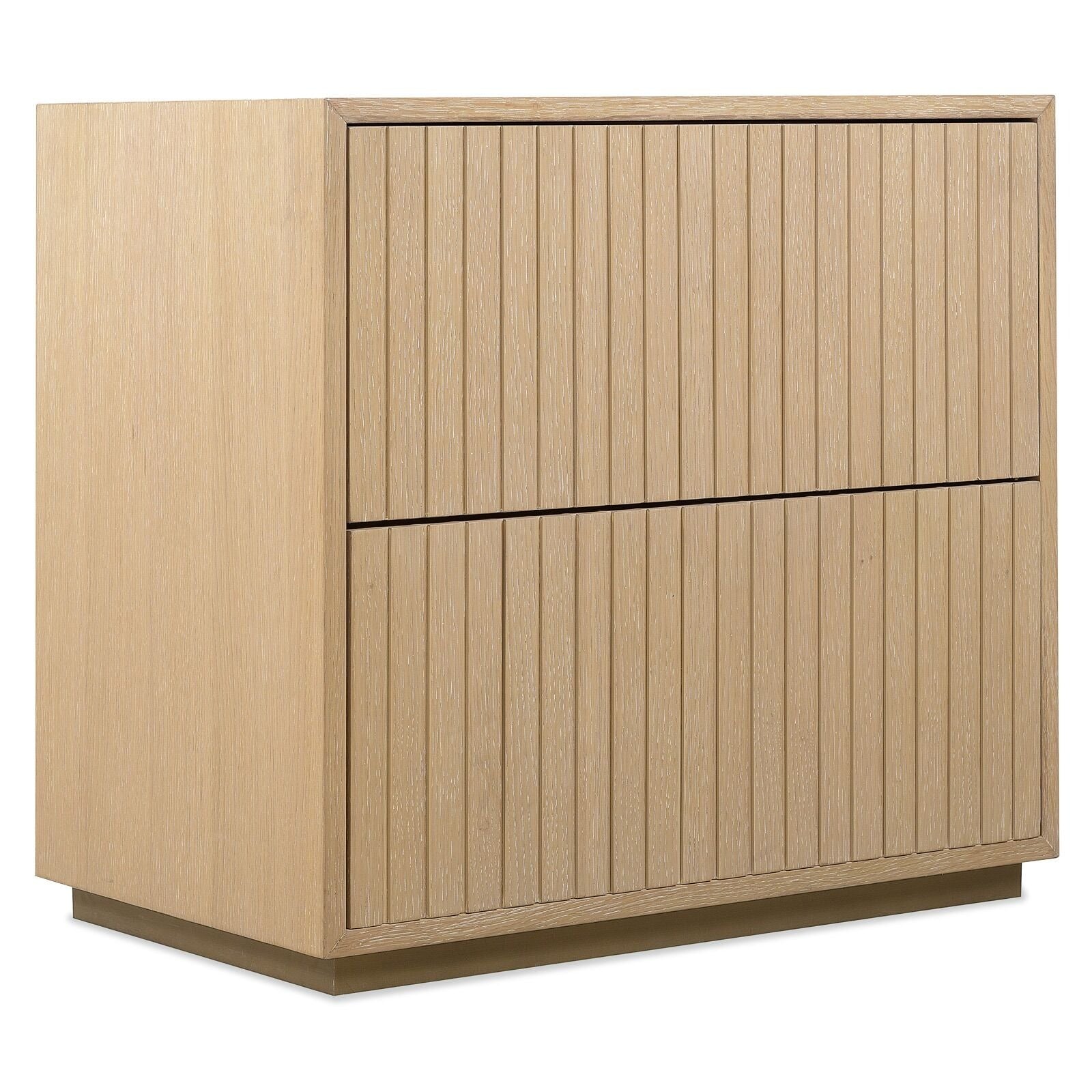 Academia Two Drawer Bedside Table Hooker