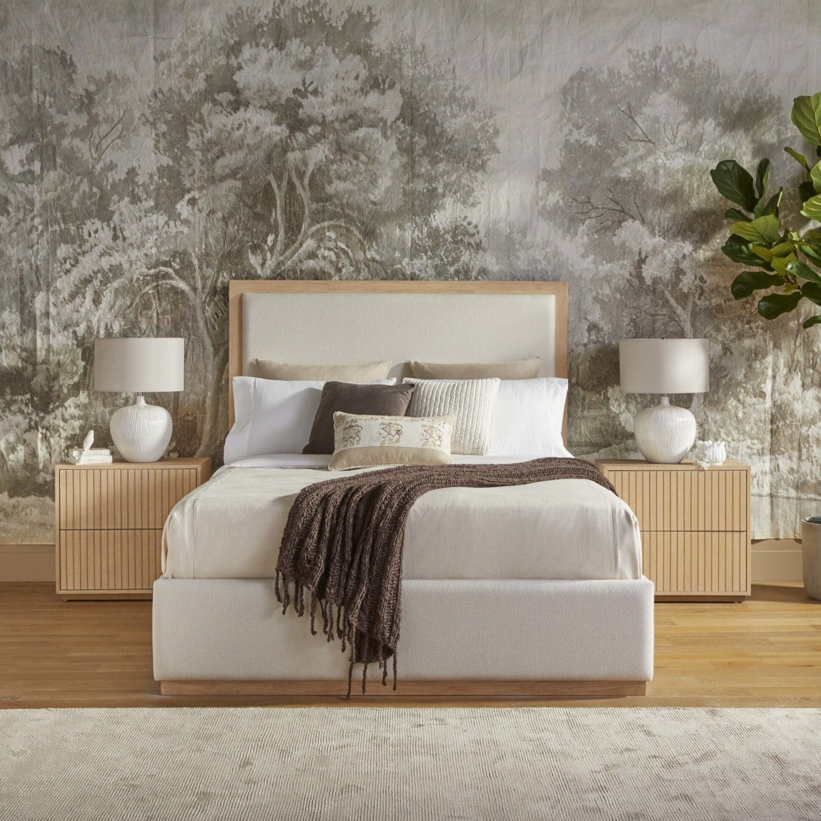 Academia Upholstered King Bed by Hooker