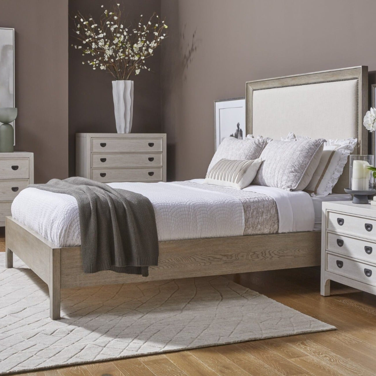 Harmony King Upholstered Bed by Hooker