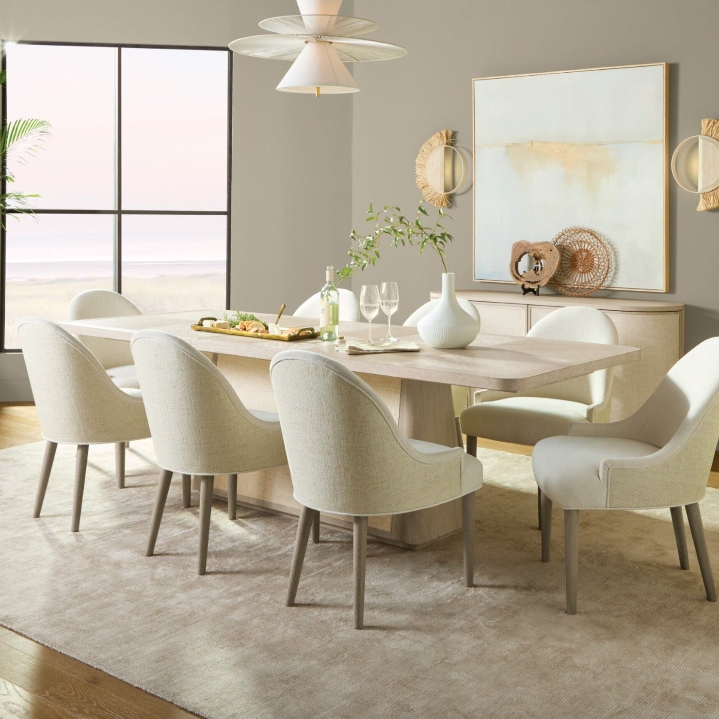 Coastal Breeze Rectangle Extending Dining Table by Hooker