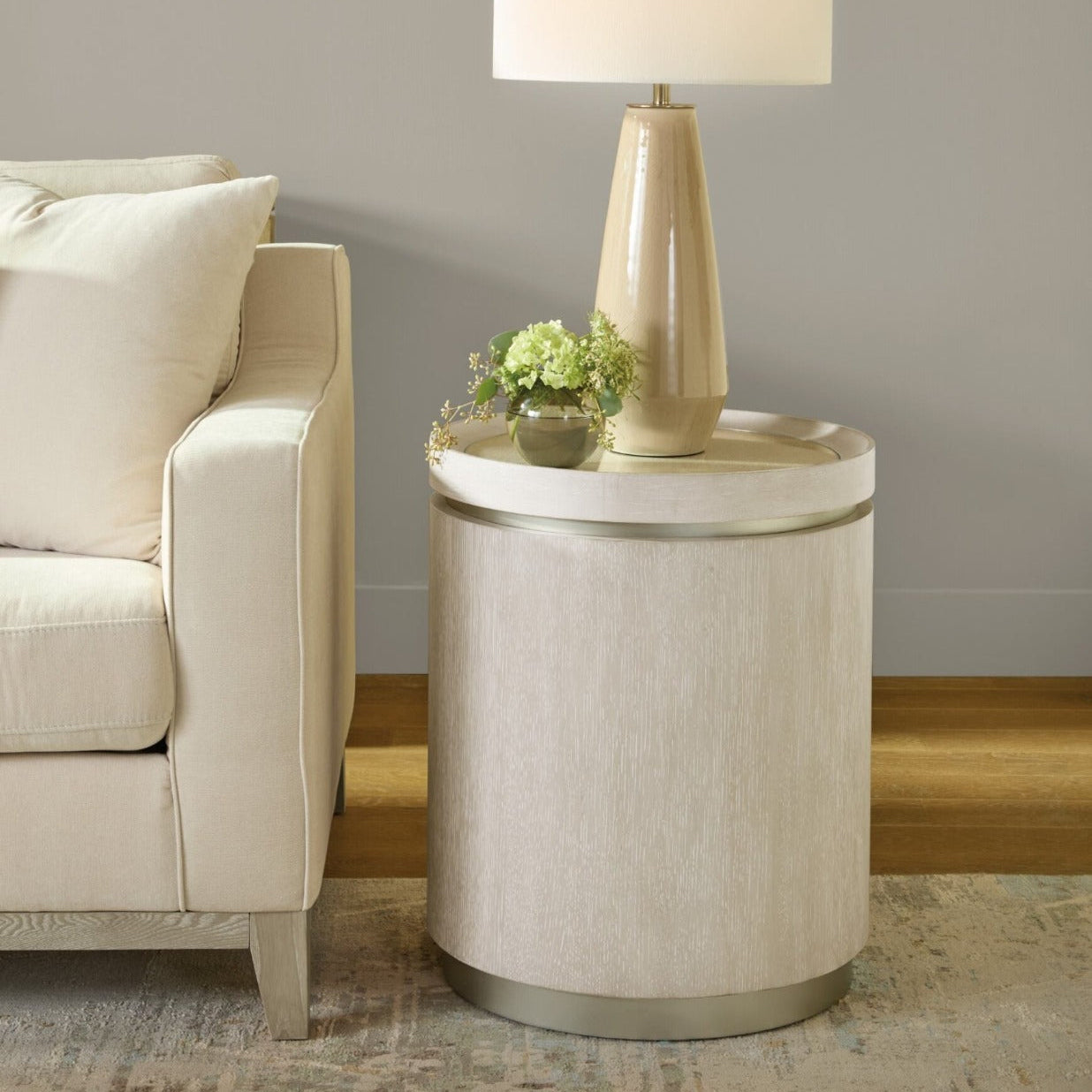 Coastal Breeze Round Side Table by Hooker