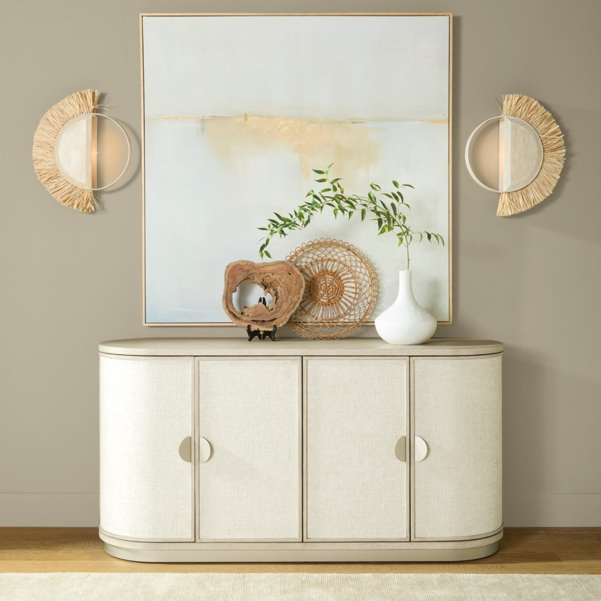 Coastal Breeze 4 Door Sideboard by Hooker