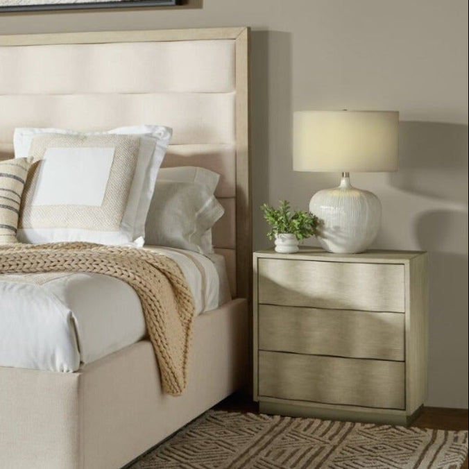 Coastal Breeze 3 Drawer Bedside Table by Hooker