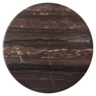 Menton Burgundy Marble Coffee Table Set of 2 by Richmond Interiors