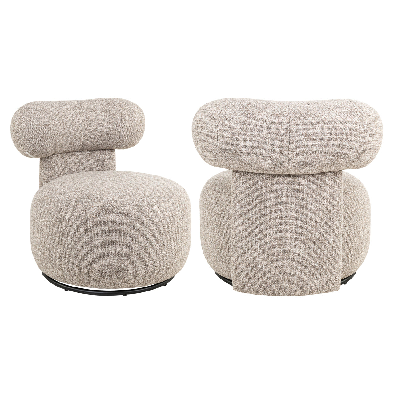 Kaya Cayenne Brown Swivel Lounge Chair by Richmond Interiors