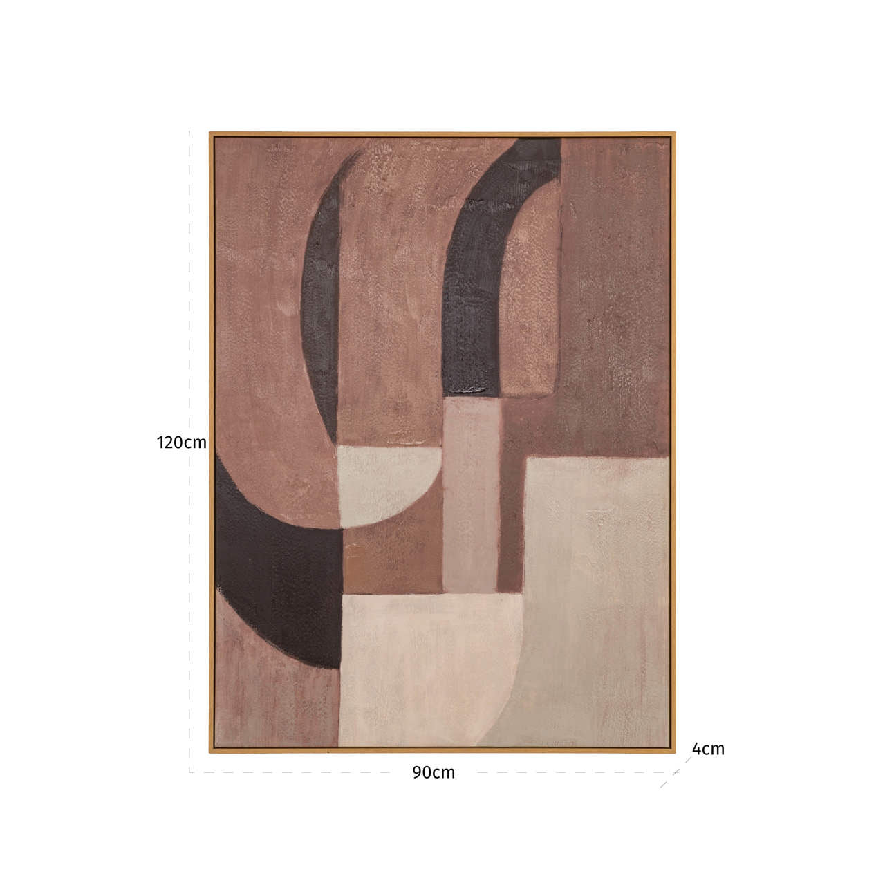 Tatu Brown Wall Art - Right by Richmond Interiors