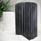 Sol Black Marble Vase by RV Astley