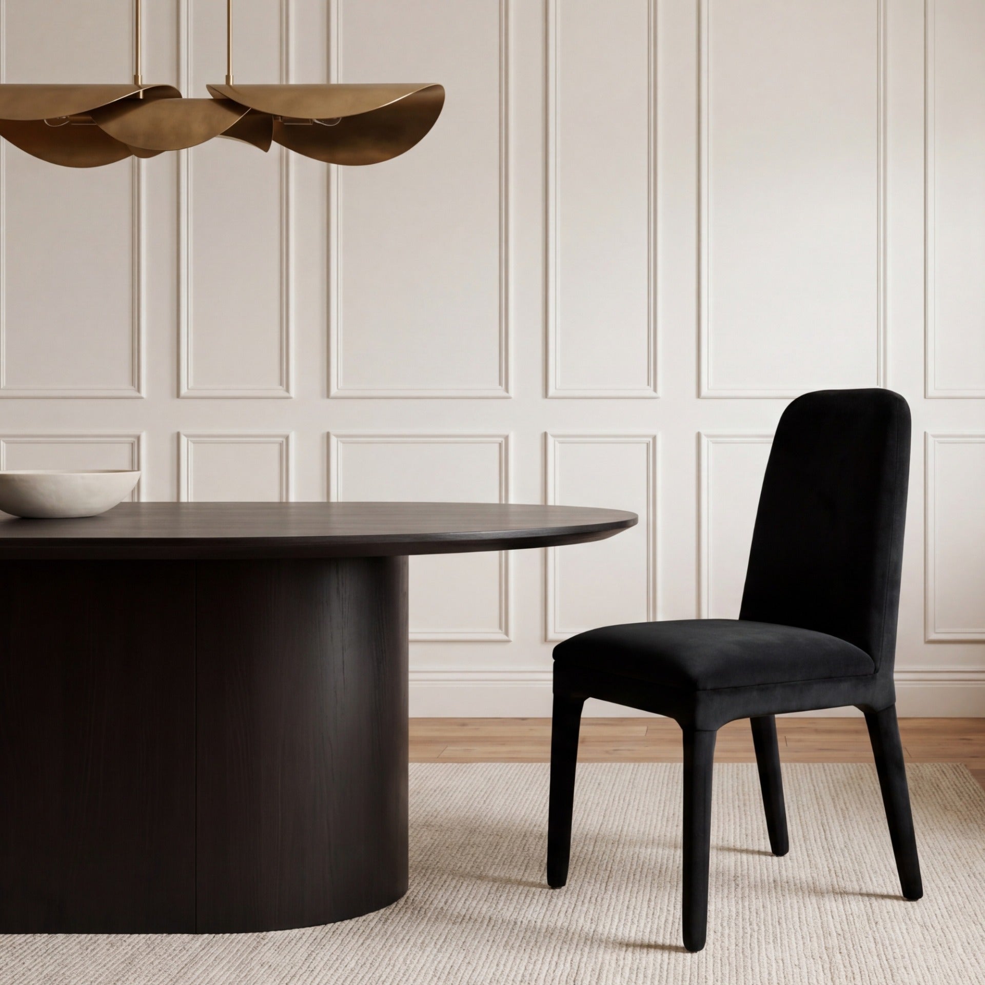 Harmony Upholstered Side Chair in Black by Hooker