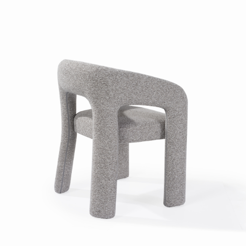 Jace Grey Boucle Dining Chair by Tommy Franks