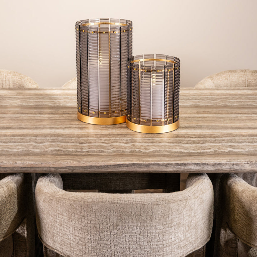 Dulce Denizly Grey Marble Dining Table - 225cm by Richmond Interiors