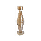 Bryn Champagne Large Candle Holder by Richmond Interiors