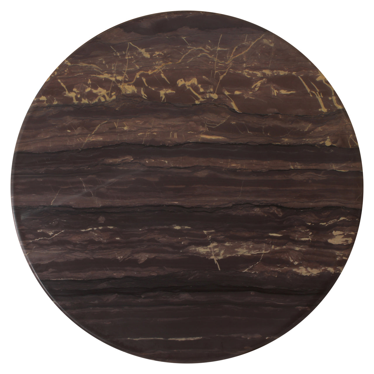 Menton Burgundy Marble Coffee Table Set of 2 by Richmond Interiors