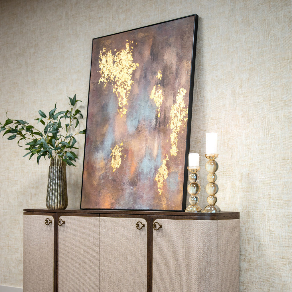 Golden Gleam Gold Wall Art by Richmond Interiors