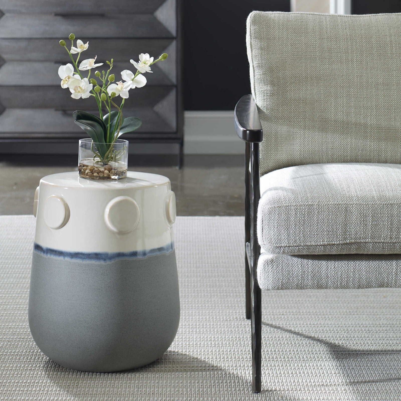 Mulvane Garden Stool by Uttermost