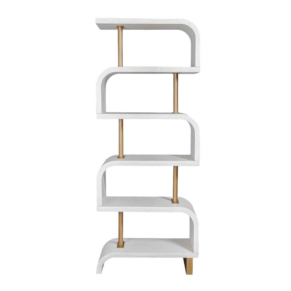 Bia Etagere in White by Uttermost