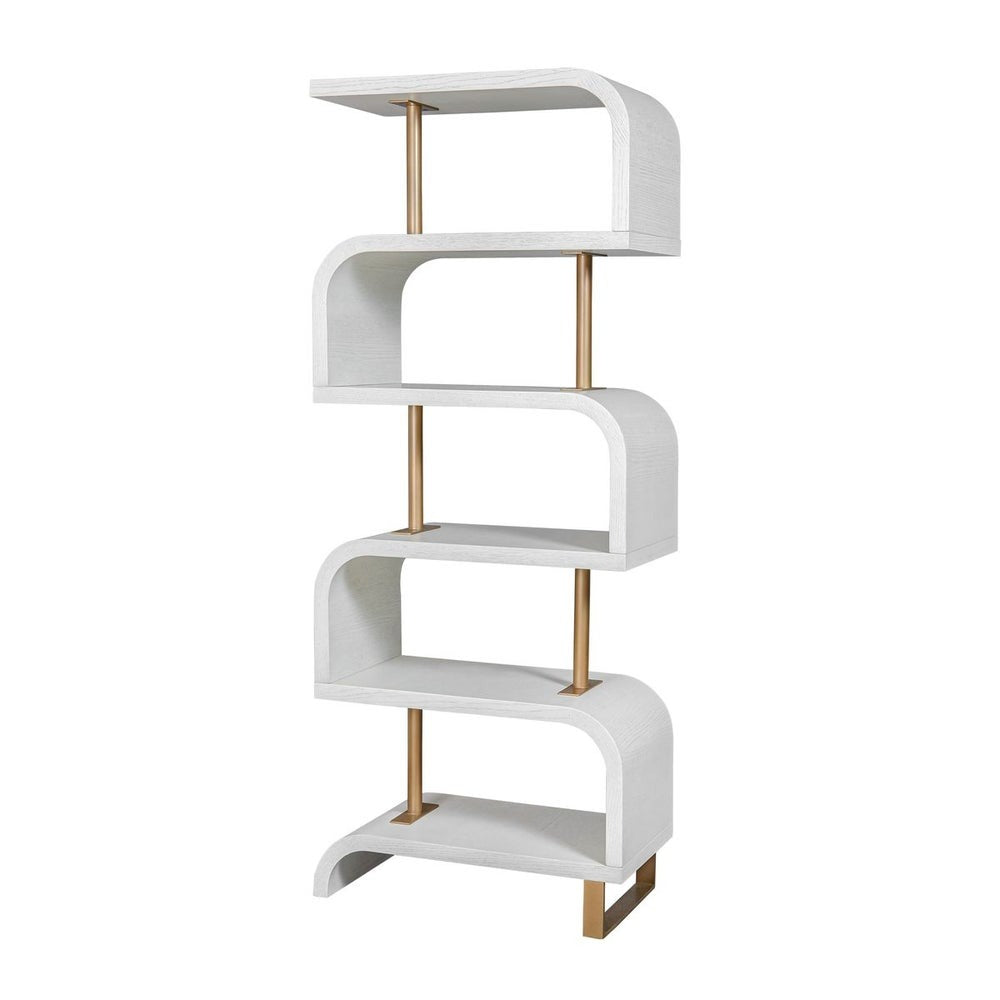Bia Etagere in White by Uttermost