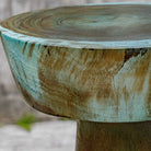 Mano Drink Table in Blue-Green by Uttermost