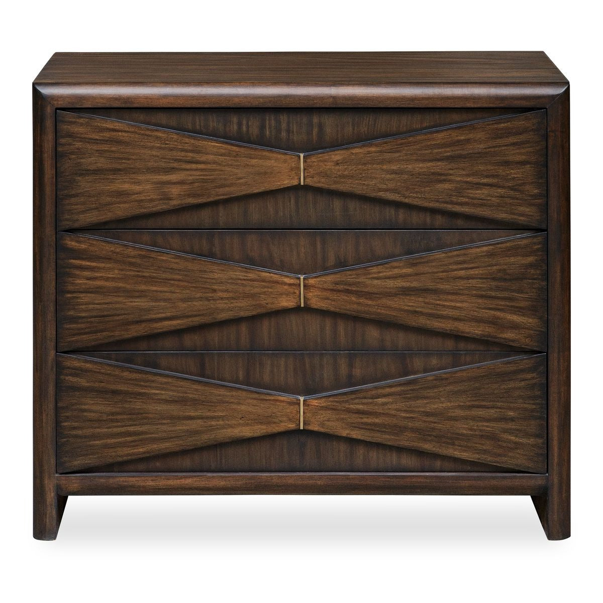 Bowtie 3 Drawer Mid-Century Chest by Uttermost