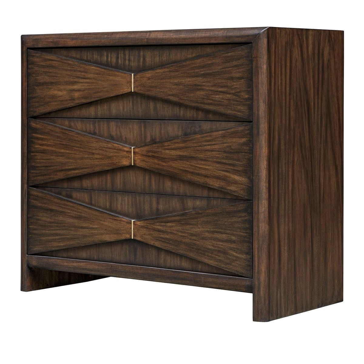 Bowtie 3 Drawer Mid-Century Chest by Uttermost