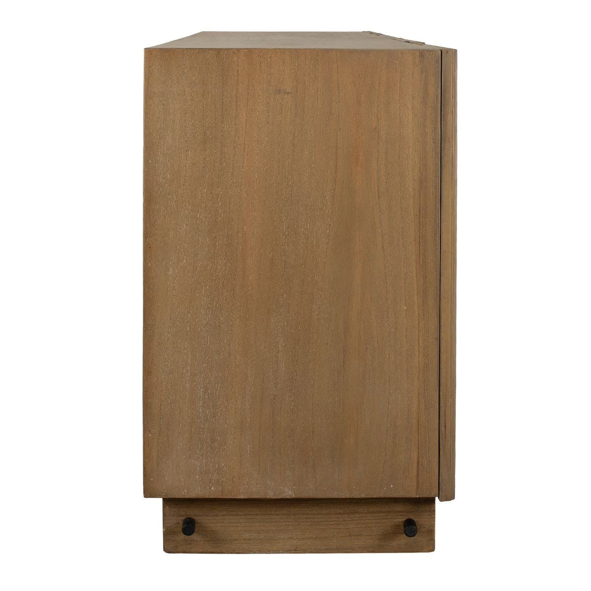 Kellem Natural Wood 4 Door Cabinet by Uttermost