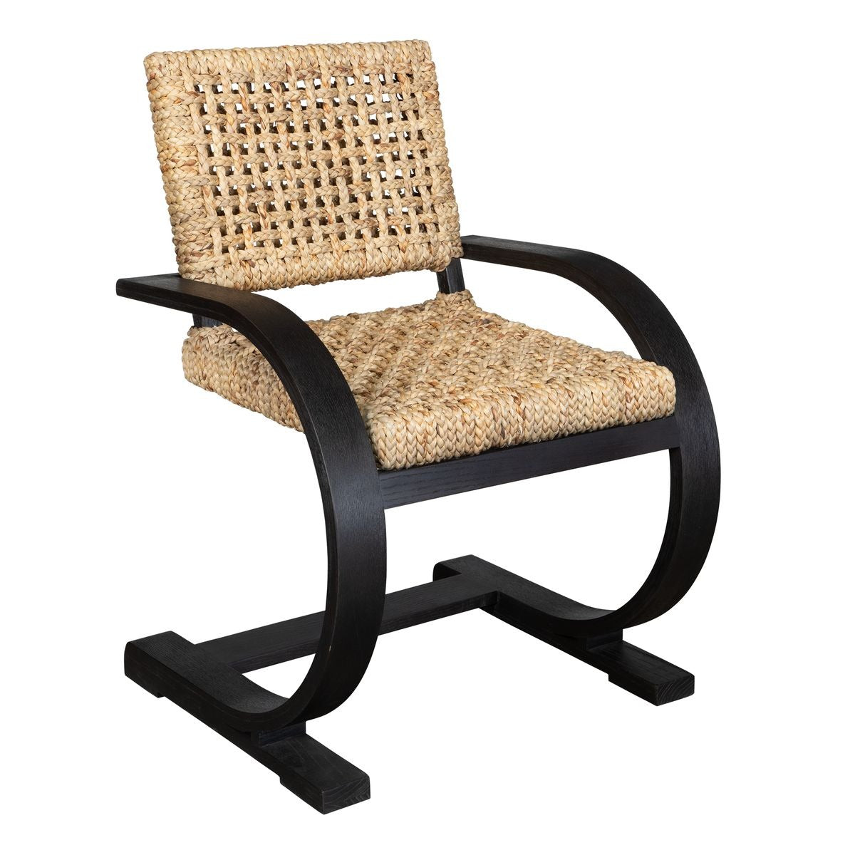 Rehema Dining Chair in Black by Uttermost