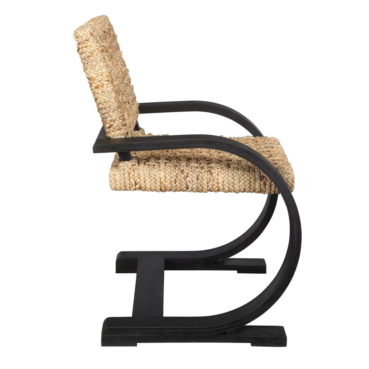 Rehema Dining Chair in Black by Uttermost