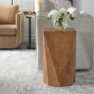 Hughes Geometric Accent Table by Uttermost