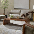 Carraway Burl Wood Coffee Table by Uttermost