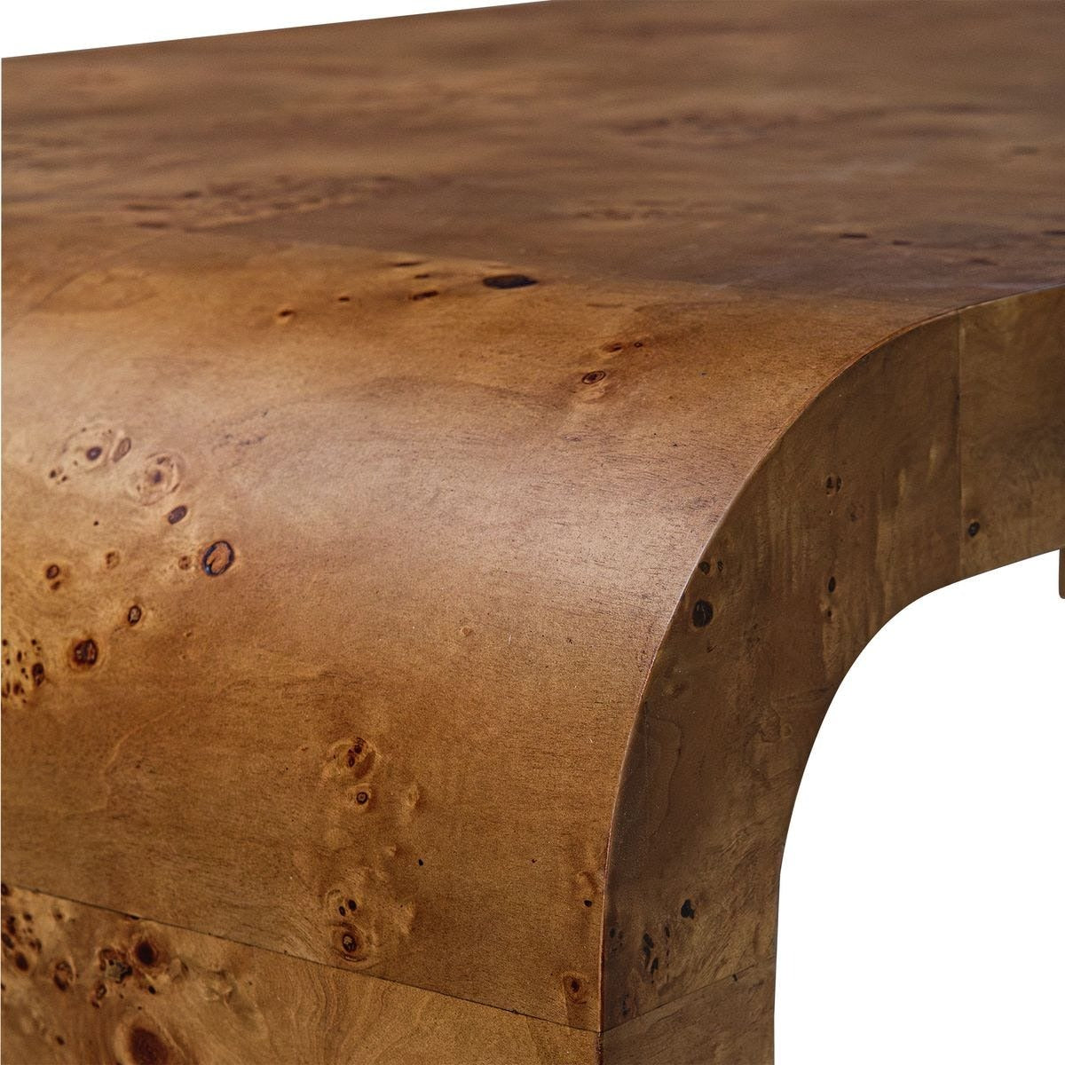 Carraway Burl Wood Coffee Table by Uttermost