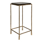 Ovard Antiqued Gold Accent Table by Uttermost