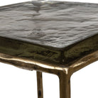 Ovard Antiqued Gold Accent Table by Uttermost