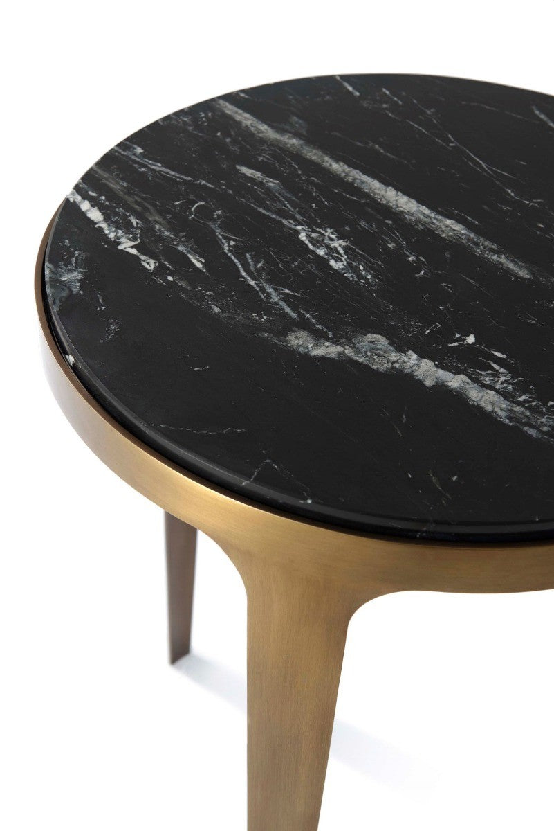 Gennaro Accent Table with Marble Top by Theodore Alexander