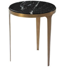 Gennaro Accent Table with Marble Top by Theodore Alexander