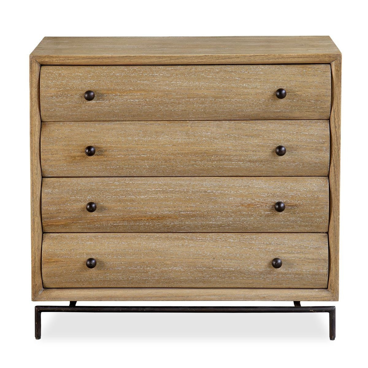 Millard Curved 4 Drawer Chest by Uttermost