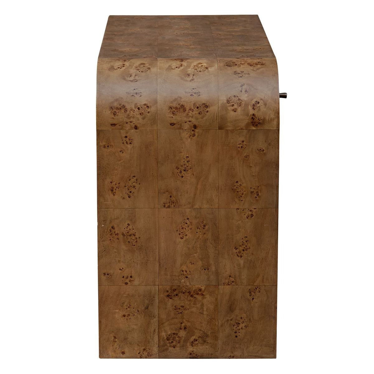 Rocco Mappa Burl Desk by Uttermost