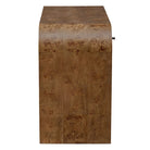 Rocco Mappa Burl Desk by Uttermost