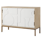 Weimar 2 Door White Cabinet by Uttermost
