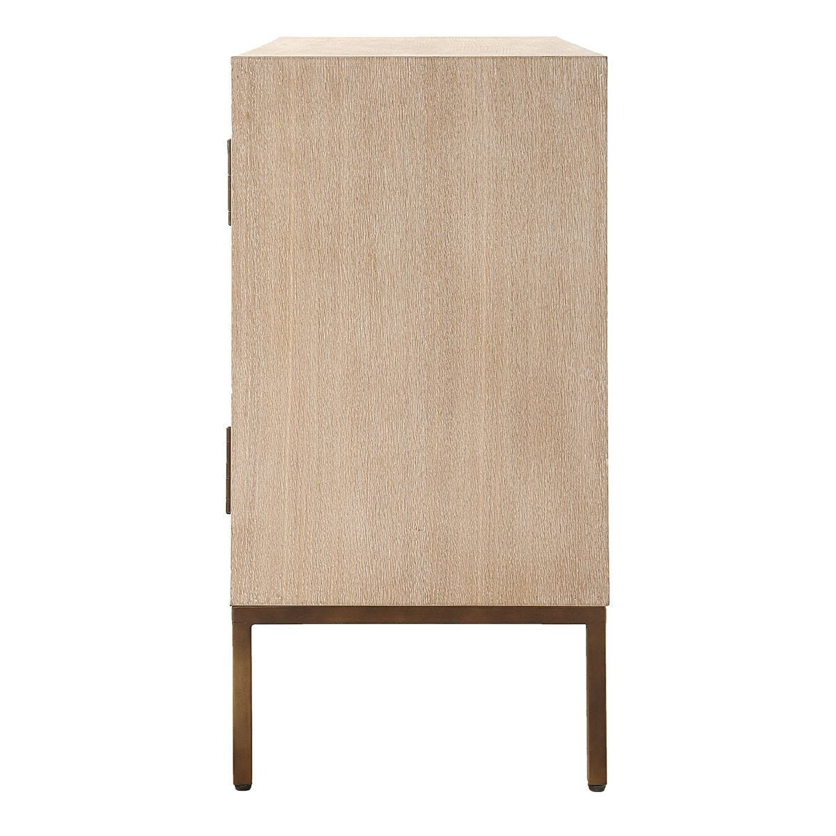 Weimar 2 Door White Cabinet by Uttermost