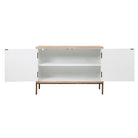 Weimar 2 Door White Cabinet by Uttermost